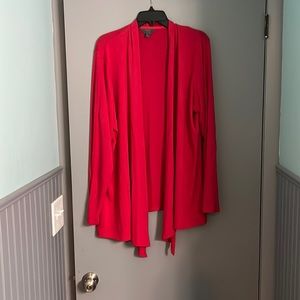 2XL Mix by 41 Hawthorne red cardigan sweater.